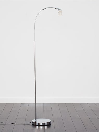 Curva Chrome Arc Floor Lamp