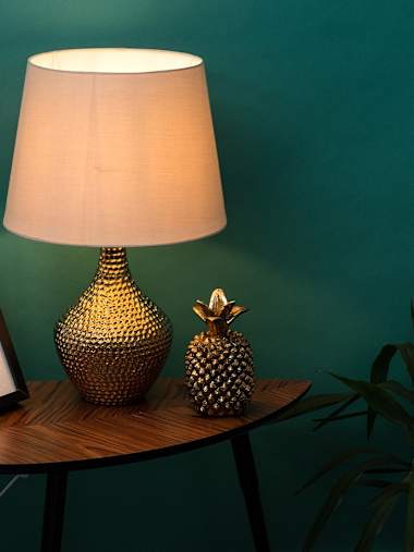 Gold Ceramic Table Lamp