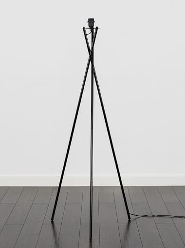 Black Tripod Floor Lamp Base