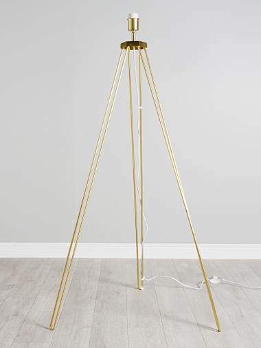 Aero Gold Hairpin Tripod Floor Lamp