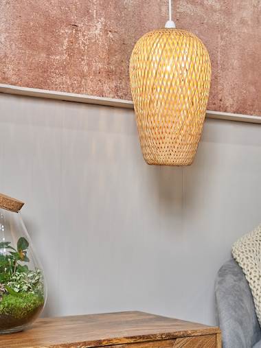 Natural Bamboo Pendant Ceiling Shade