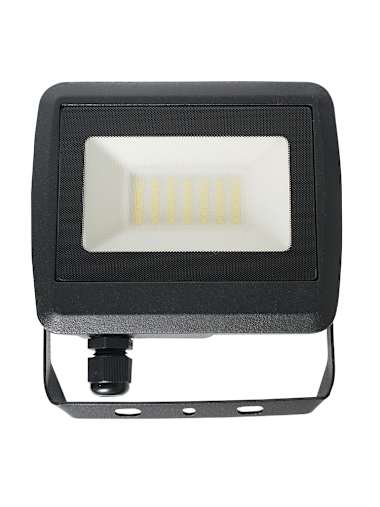 IP65 Slimline Black Floodlight with Samsung Technology