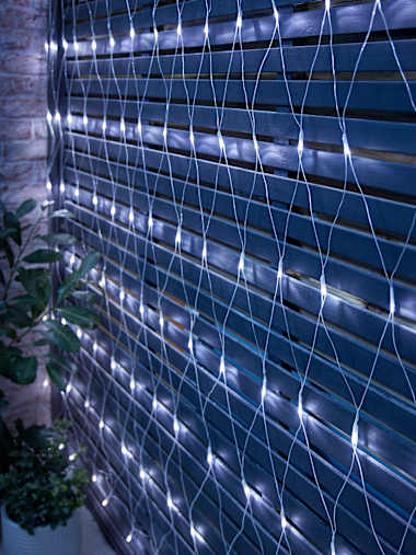 IP44 Cool White 3m by 2m 2 LED Outdoor Net Light