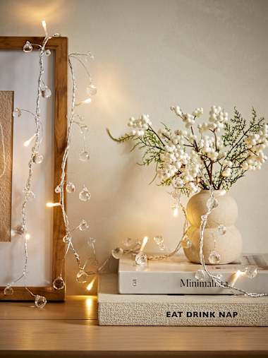 Battery Operated Diamond Gem LED String Lights