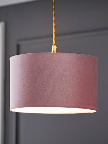 Reni Velvet Small Blush Velvet Shade