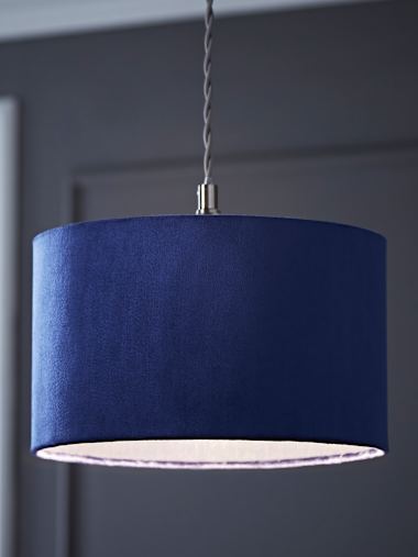 Reni Velvet Small Navy Velvet Shade