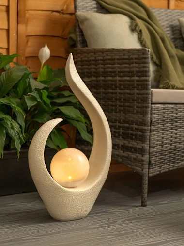 IP44 LED Abstract Flame Ornament
