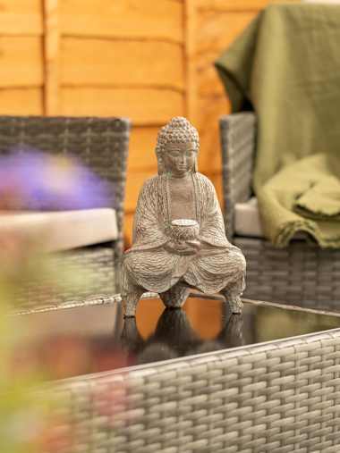 IP44 LED Buddha Wall Ornament