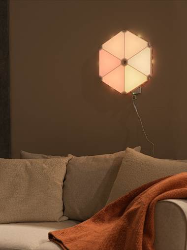 SMART Triangle RGB LED Wall Light Kit