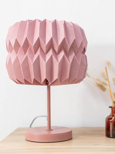 Bett Pink Origami Table Lamp