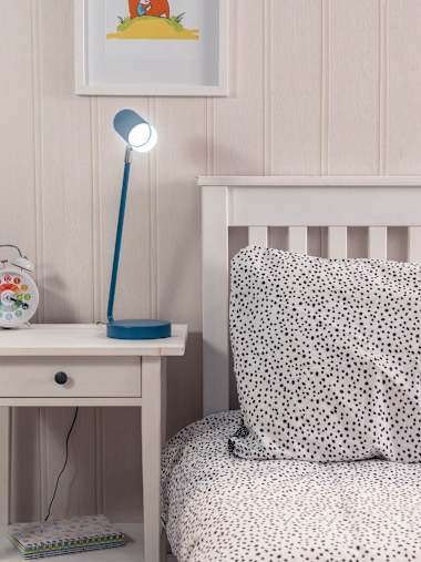 Petrol Blue Integrated LED Desk Lamp