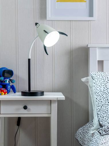 Rocket Integrated LED Desk Lamp with Shade