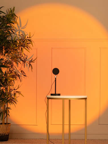 Black Projector Lamp