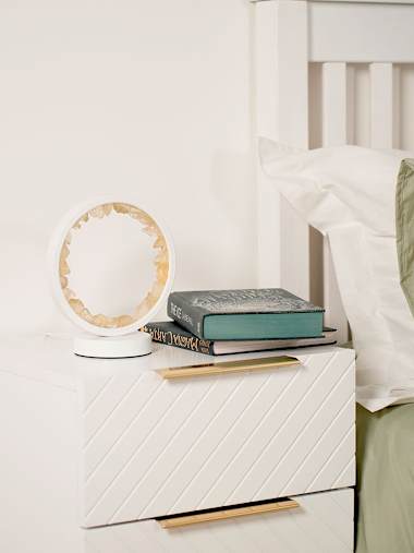 Citrine Wellness Lamp with Warm White LEDs