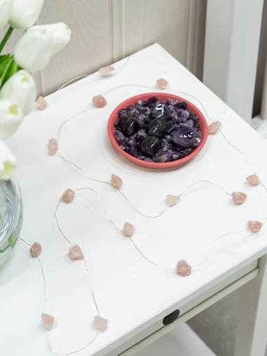 Rose Quartz LED String Lights