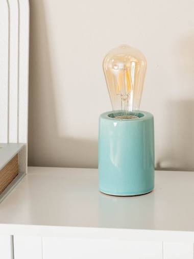 Green Ceramic Table Lamp