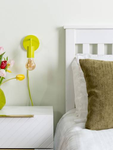 Jordy Lime Green Colour Pop Plug-in Wall Light