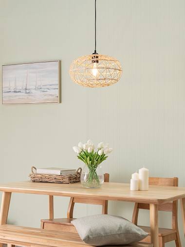 Caspian Natural Rattan Easy Fit Ceiling