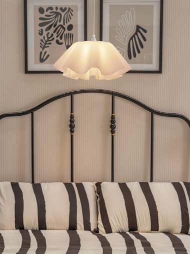 White Tiered Acrylic Pendant Ceiling Light