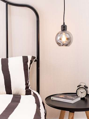 Bellamy Easy Fit Smoke Glass Shade Small