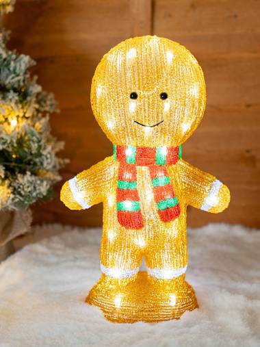 Gerry the Gingerbread Man Outdoor Decorative LED Light