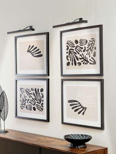 Ryle Black Rechargeable LED Wall Light