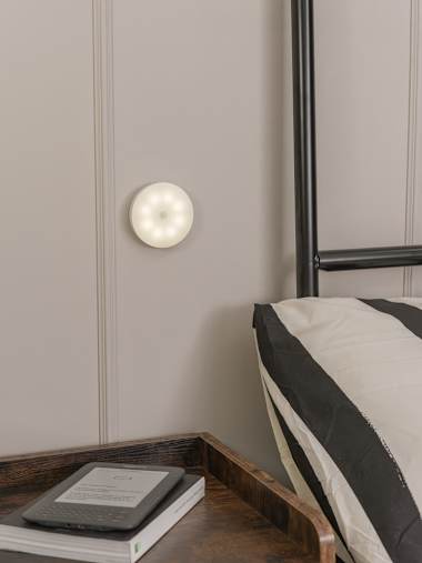 Horizon Pack of 6 Rechargeable Wall Spotlights with PIR Motion Sensors