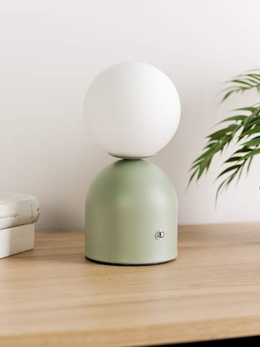 Marlow Sage Green Rechargeable LED Table Lamp