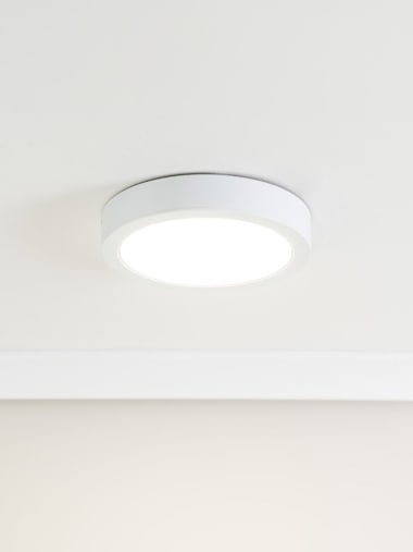 Lacey IP44 Round White 24W LED Recessed Bathroom Ceiling Light