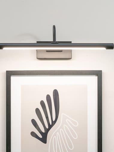 Alana IP44 Matte Black Wall light