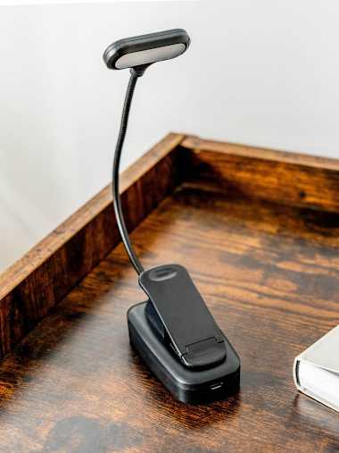 Black LED Clip On Light