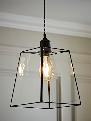 Susie Matte Black Glass Easy Fit Shade