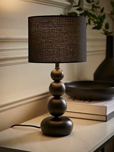 Matte Black Table Lamp