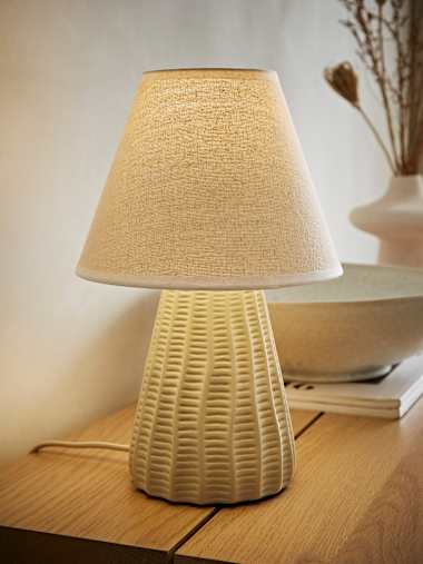 Cream Ceramic Table Lamp