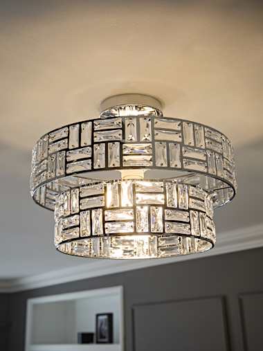 Elise Chrome Pendant Ceiling Light