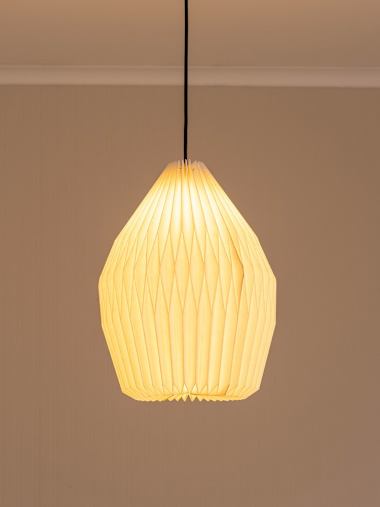 Teardrop White Paper Easy Fit Shade