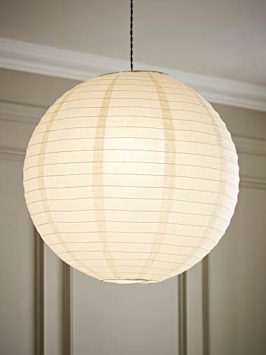 Isla 6cm White Paper Easy Fit Shade