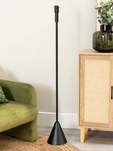 Mitch Black Triangle Floor Lamp - Base Only