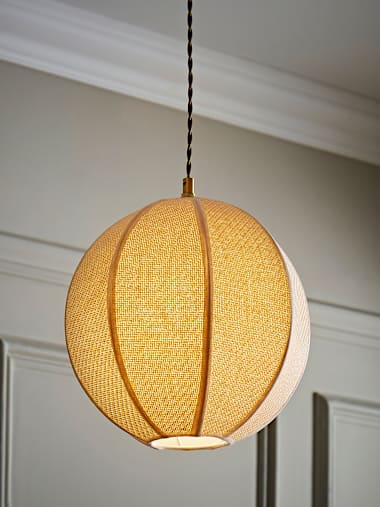 Belle Woven Ball Pedant Shade