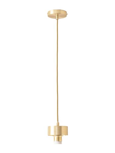 Brianna Brushed Gold Ceiling Pendant Cap Lamp Holder