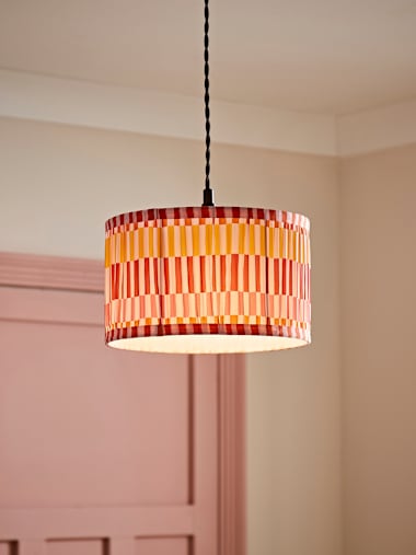 Rae Small Multicoloured Stripe Easy Fit Shade