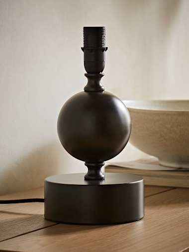Anthony Black Candlestick Table Lamp