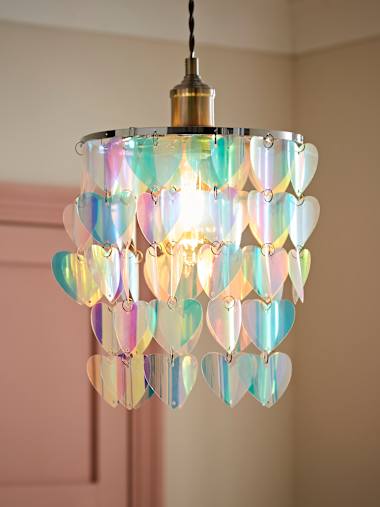 Orla 2 Tier Iridescent Hearts Easy Fit Shade