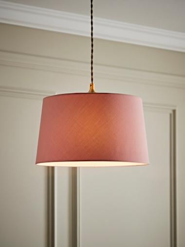 Aspen Medium Blush Pink Tapered Shade