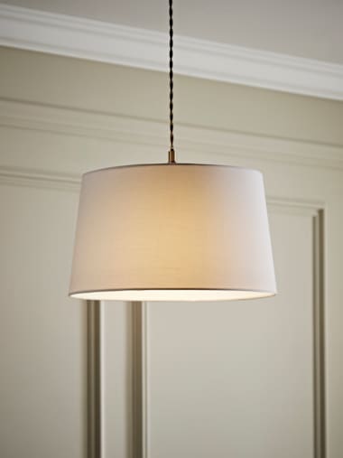 Aspen Medium White Tapered Shade