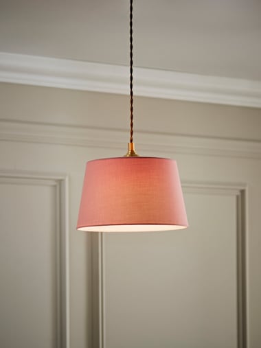 Aspen Small Blush Pink Tapered Shade