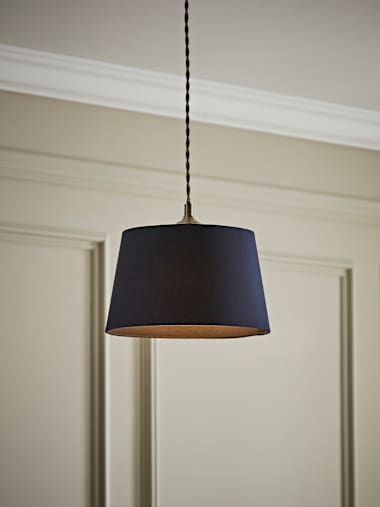 Aspen Small Navy Tapered Shade