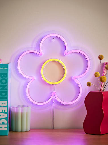 Flower Flower Neon Wall Light
