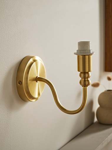 Binky Brushed Gold Rechargeable Wall Light Base
