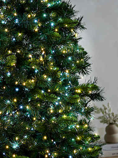 Premier Decorations White and Warm White Multi-Action TreeBrights with Timer